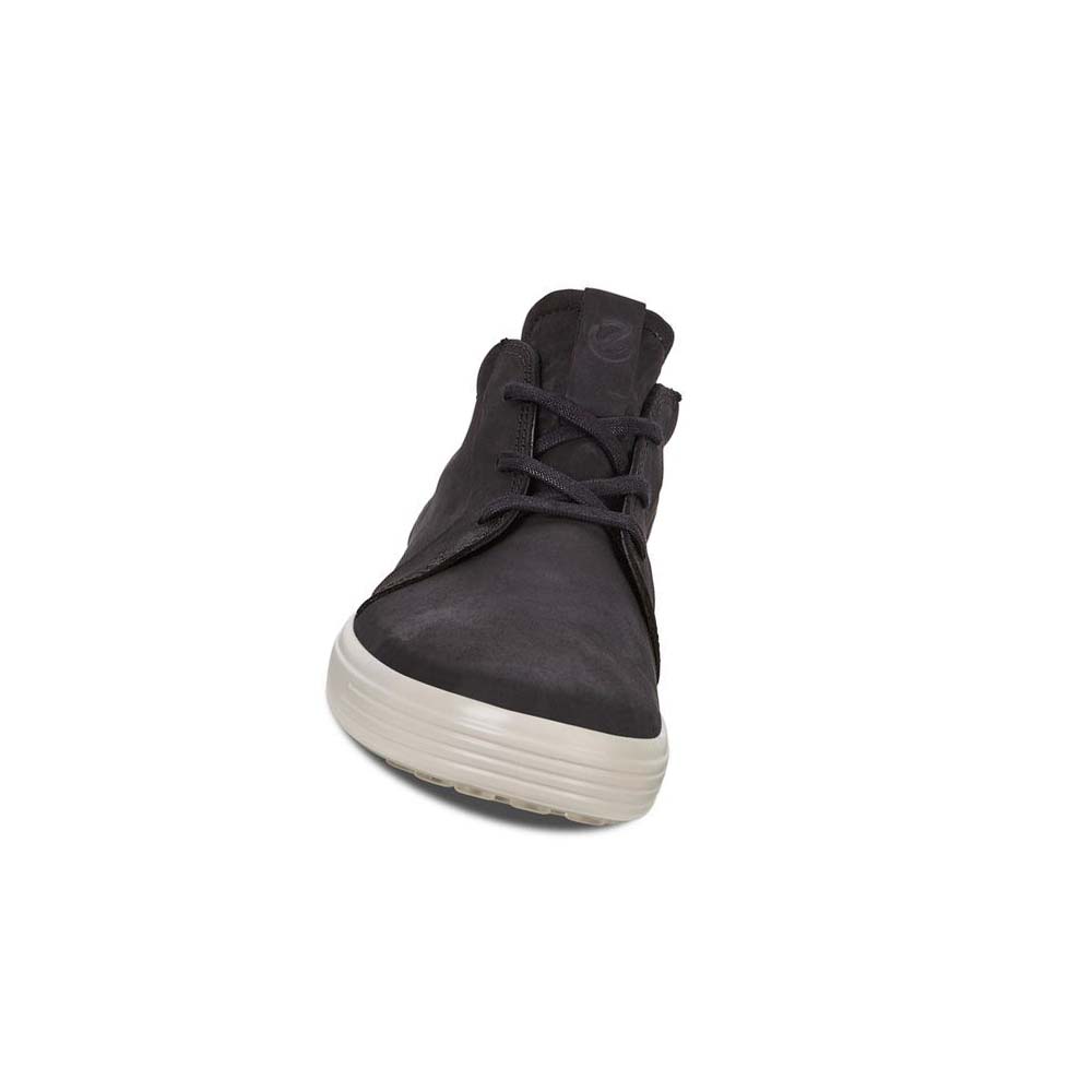 Ecco Soft 7 Ankle Joggesko Herre Svarte | NO 628OKI